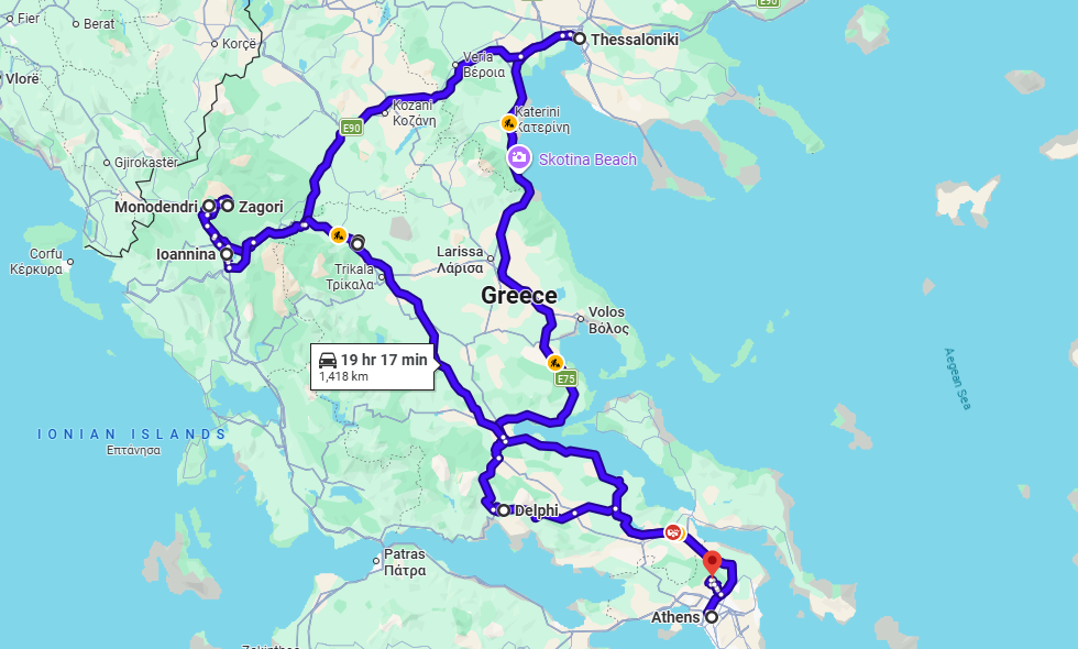 Hidden natural wonders tour (Rivers and Gorges of Central Greece